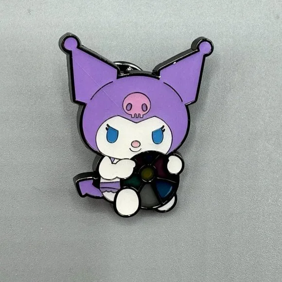 Loungefly Sanrio Kuromi Pool Float Blind Pin Stained Glass NEW - Picture 1 of 4